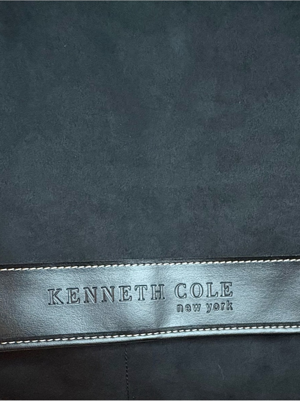 Kenneth Cole NWOT/in plastic wrap BLK Briefcase Messenger Bag w/Shoulder Strap